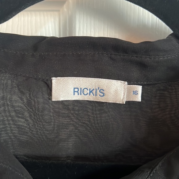 Ricki’s See-Through Long Sleeve Dress Shirt - Picture 5 of 5